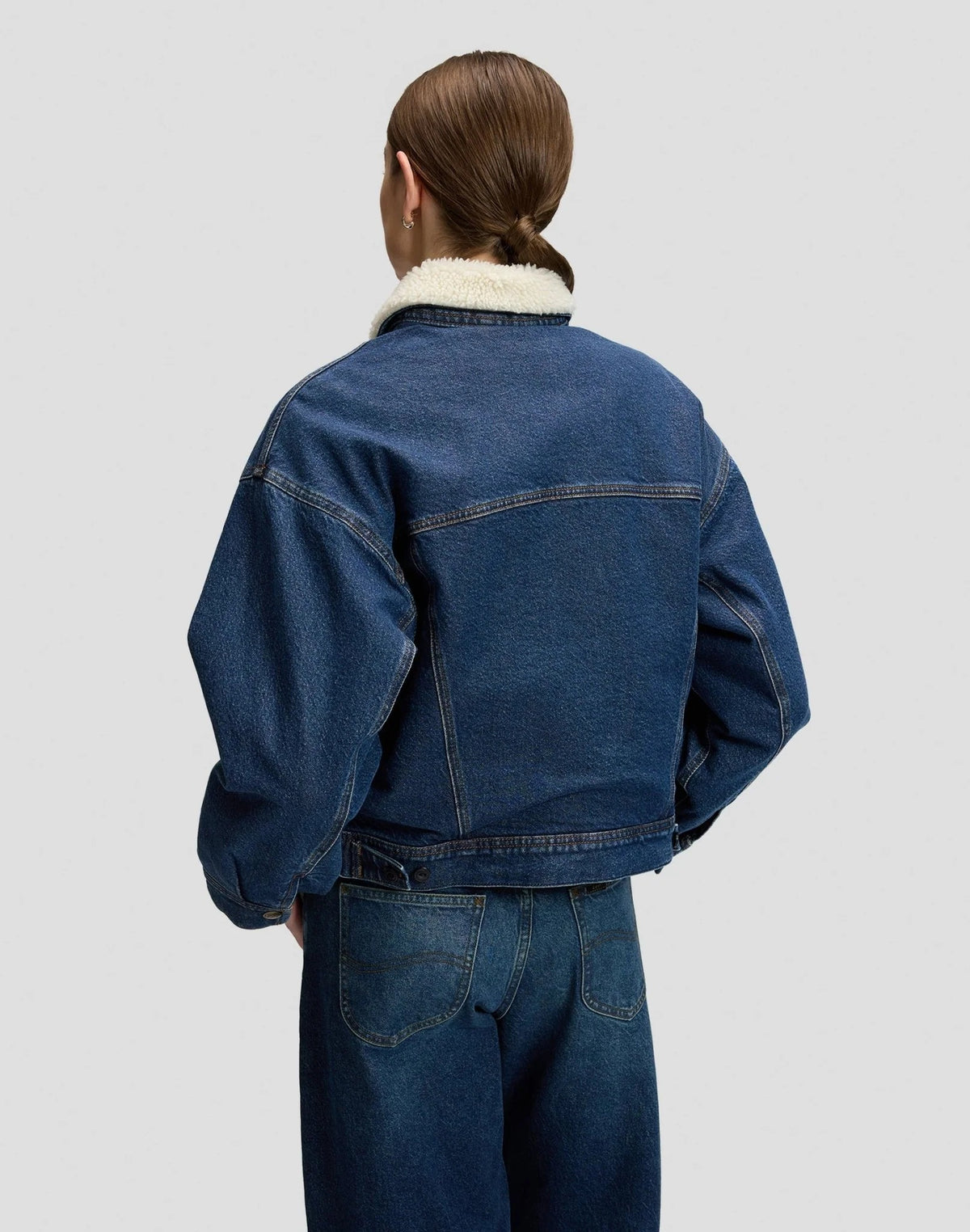 LEE RELAXED SHERPA RIDER Jeansjacke dandy 112385716 von LEE
