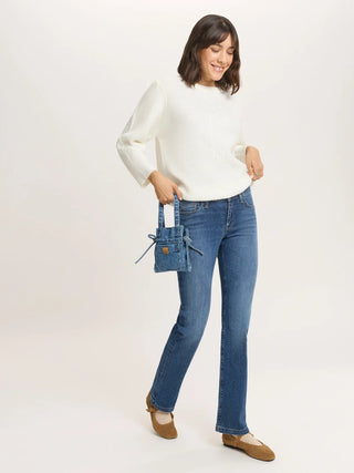 CROSS JEANS Lauren Schlaghose - Blue Harbor Wash - H485-033