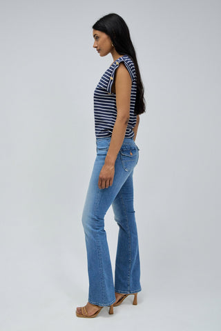 SALSA Wonder Push Up Bootcut - Seabreeze Denim Blue - 21008780.852