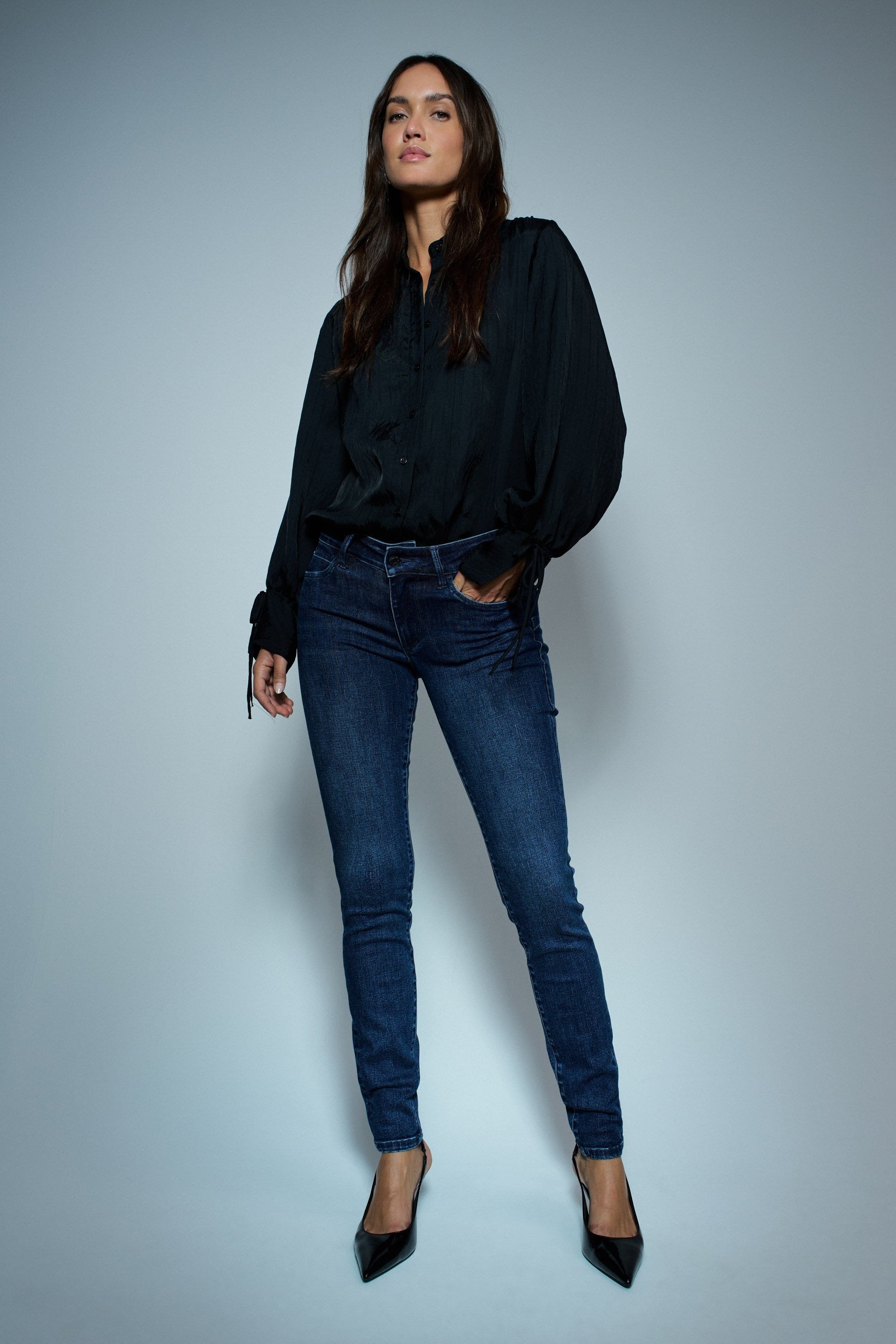 SALSA Wonder Push Up Jeans - Midnight Indigo Wash - 21010331.852 von Salsa