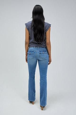 SALSA Wonder Push Up Bootcut - Seabreeze Denim Blue - 21008780.852