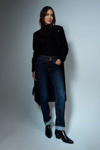 SALSA Secret Push In Secret Push In Straight Jeans - Midnight Stitchwash - 21009723.853