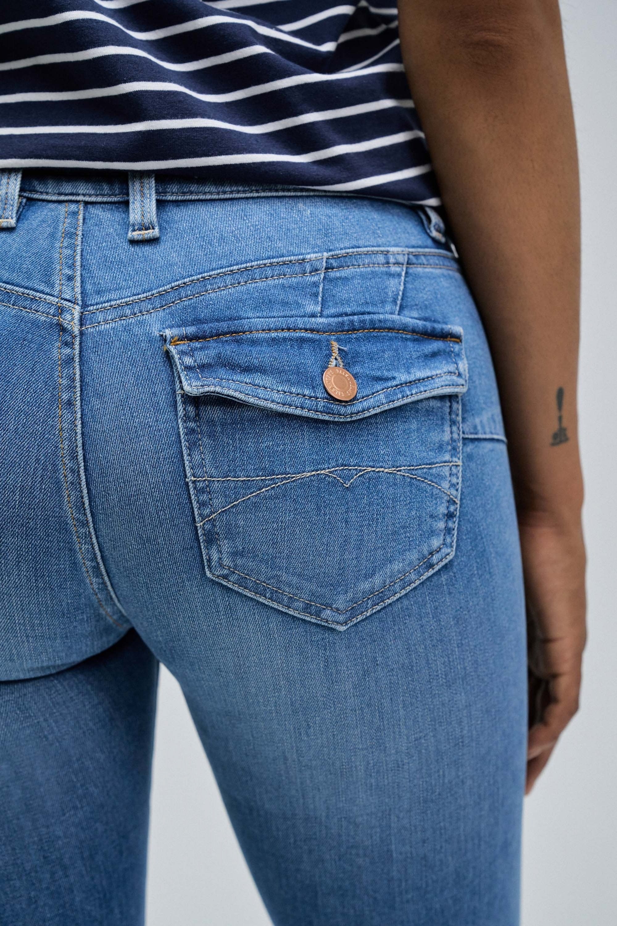 SALSA Wonder Push Up Bootcut - Seabreeze Denim Blue - 21008780.852 von Salsa