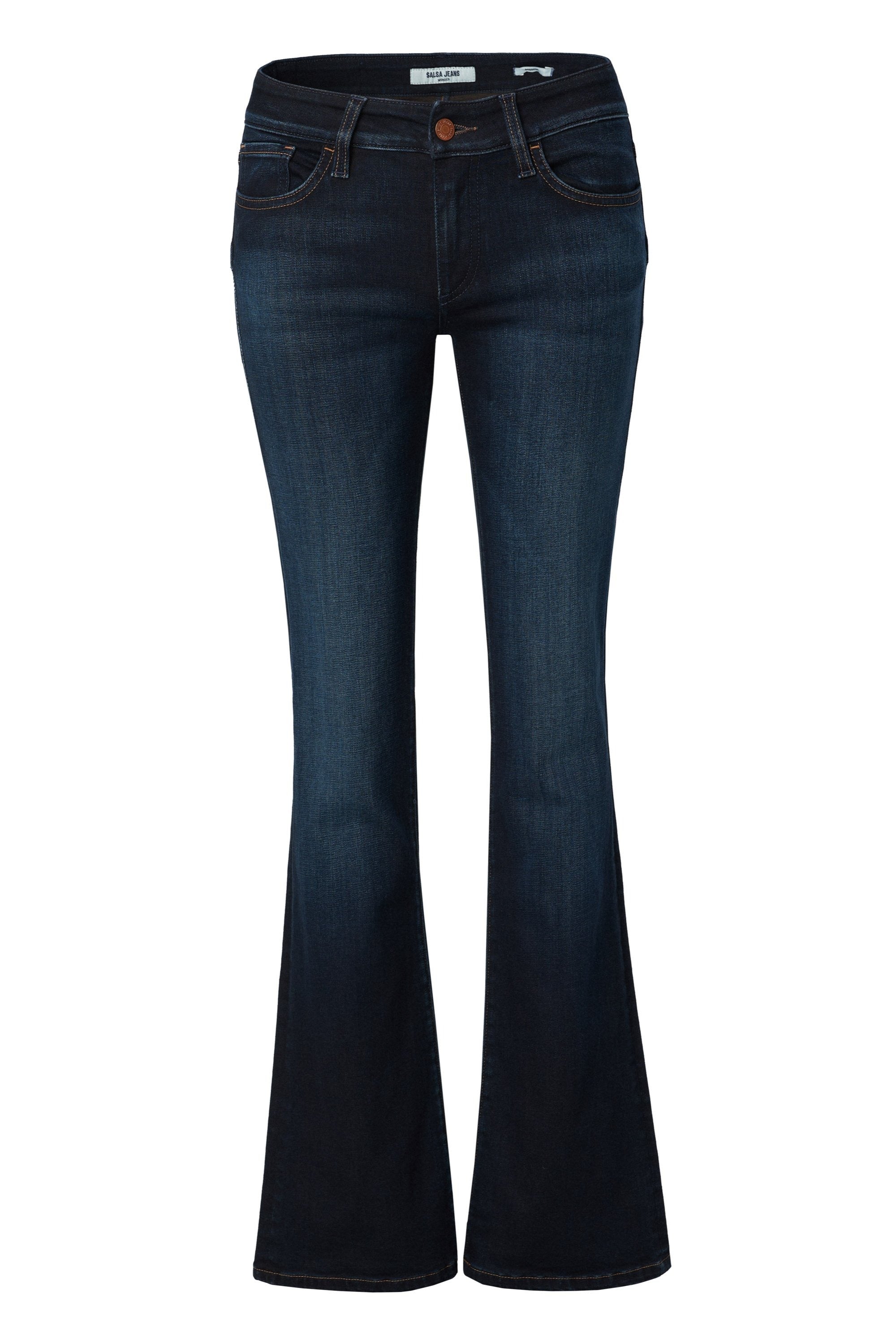 SALSA Wonder Push Up Bootcut - Midnight Indigo Blue - 21008774.853
