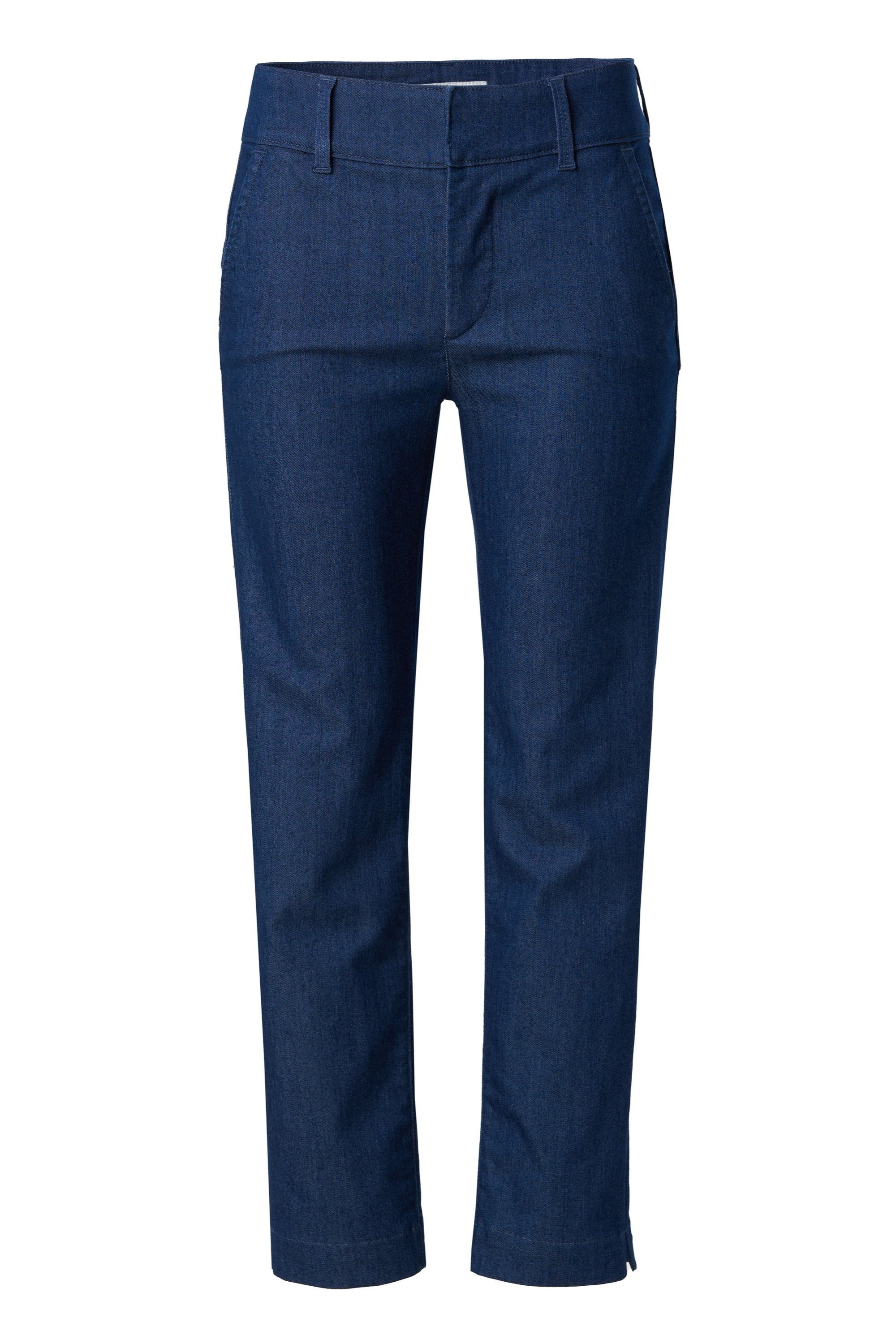 SALSA Chino Secret Push In Cropped Slim - Indigo Blue Black - 21009705.852