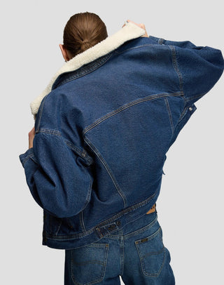LEE RELAXED SHERPA RIDER Jeansjacke dandy 112385716