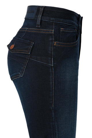 SALSA Wonder Push Up Bootcut - Midnight Indigo Blue - 21008774.853