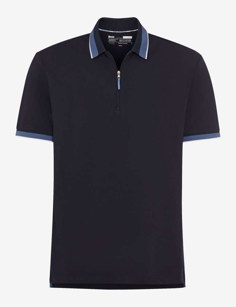 BRAX PERCY Poloshirt - Deep Navy Sky - 70428600 26-4778-23