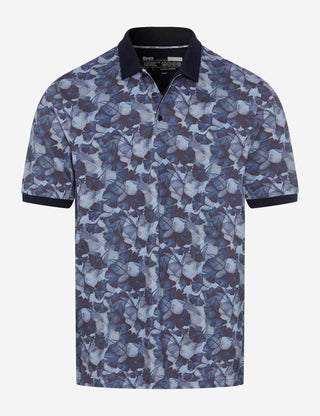 BRAX PERRY P Poloshirt - Ink Indigo Bloom - 70431000 26-4778-23
