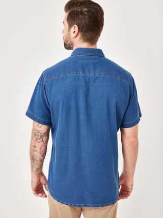 PADDOCKS Ospig Kurzarm Hemd - Deep Harbor Blue - 33033 7533.4801