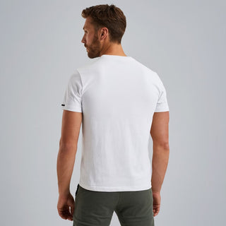 PME LEGEND Kurzarm Shirt Rundhals jersey - Arctic Porcelain White - PTSS2503570-7003