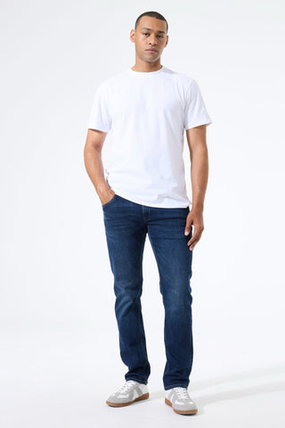 GARCIA RUSSO Straight Jeans - Indigo Canyon Blue - 610.3975
