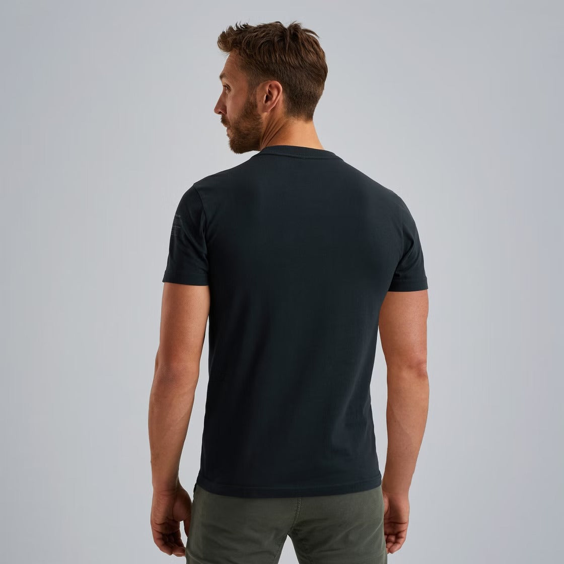 PME LEGEND Kurzarm Shirt Rundhals jersey - Deep Spruce Blue - PTSS2503565-5281 von PME Legend