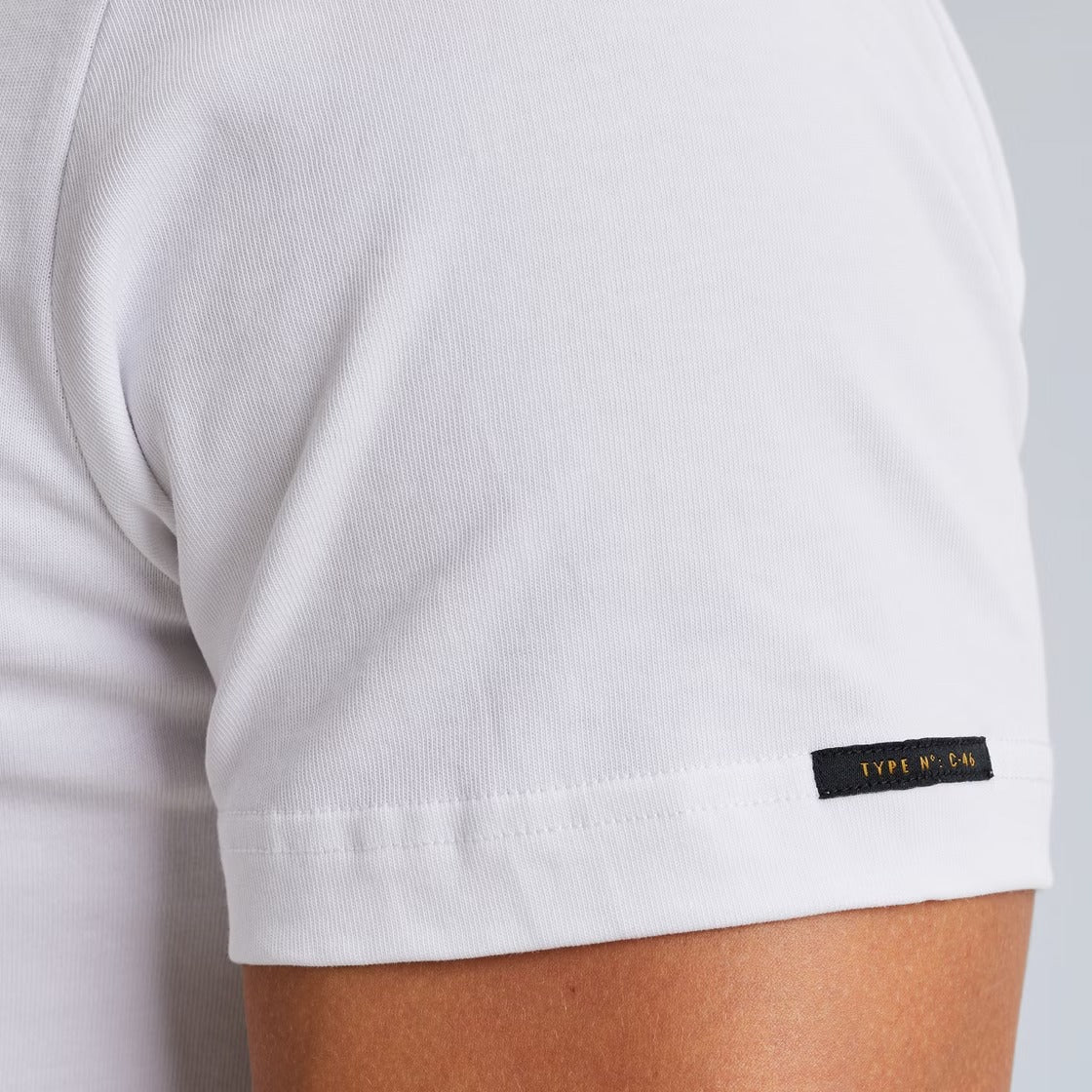 PME LEGEND Kurzarm Shirt Rundhals jersey - Arctic Porcelain White - PTSS2503570-7003 von PME Legend