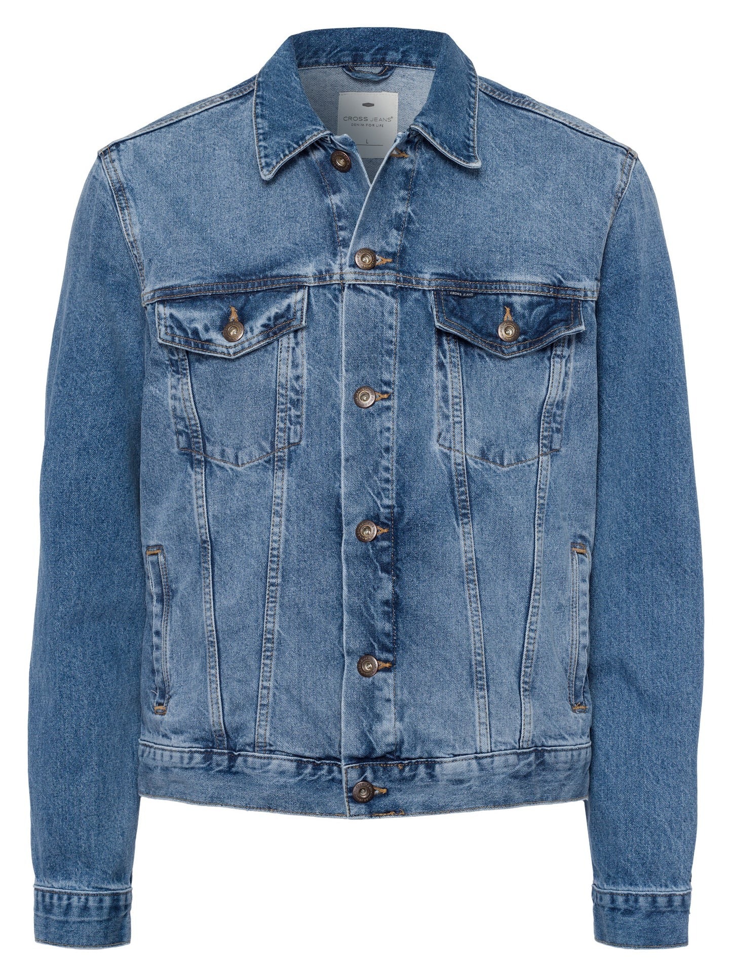 CROSS JEANS REGULAR Jeansjacke - Drifted Sky Denim - A315-081