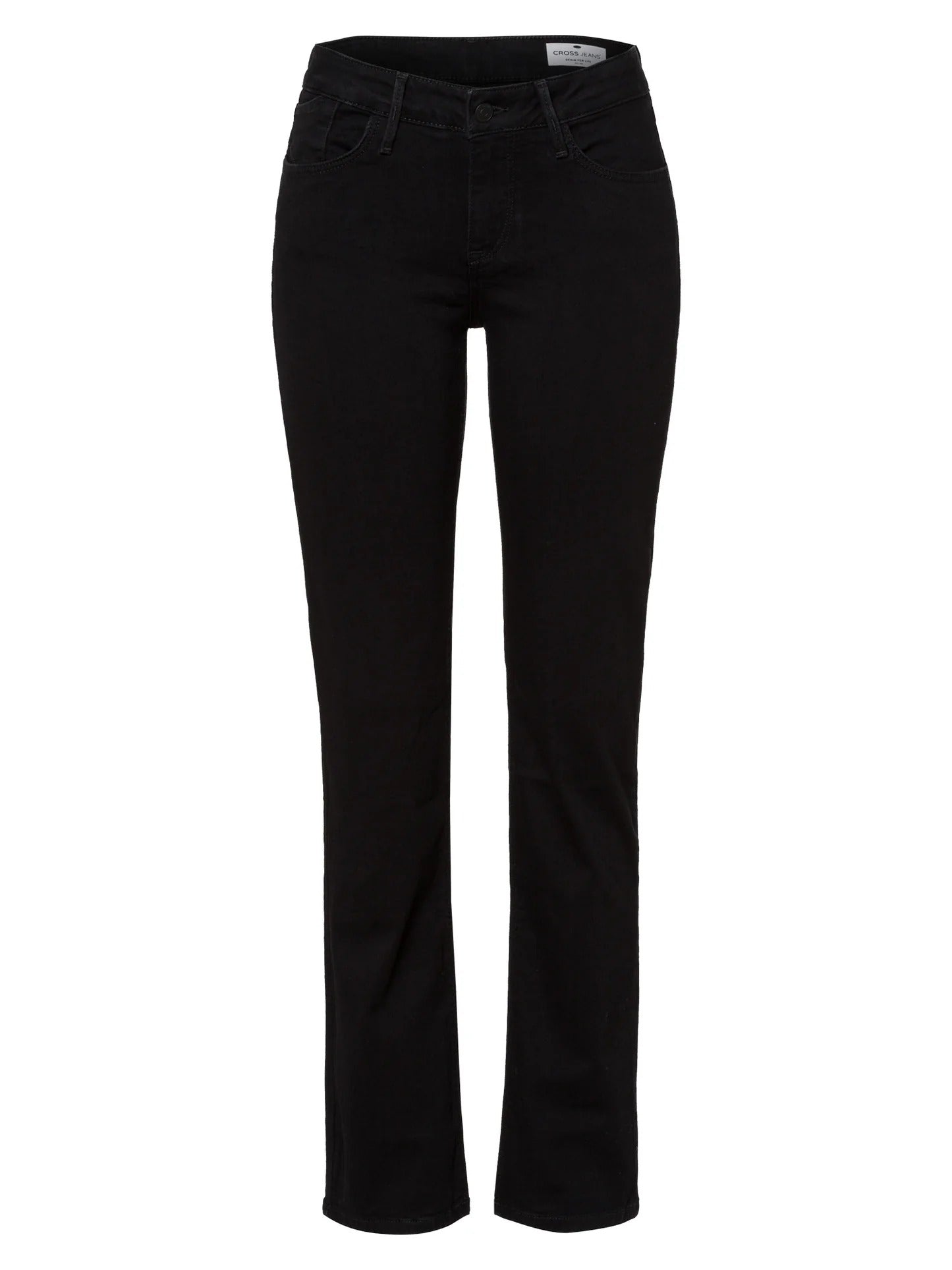 CROSS JEANS ROSE Straight Jeans - Midnight Noir Black - N487-078