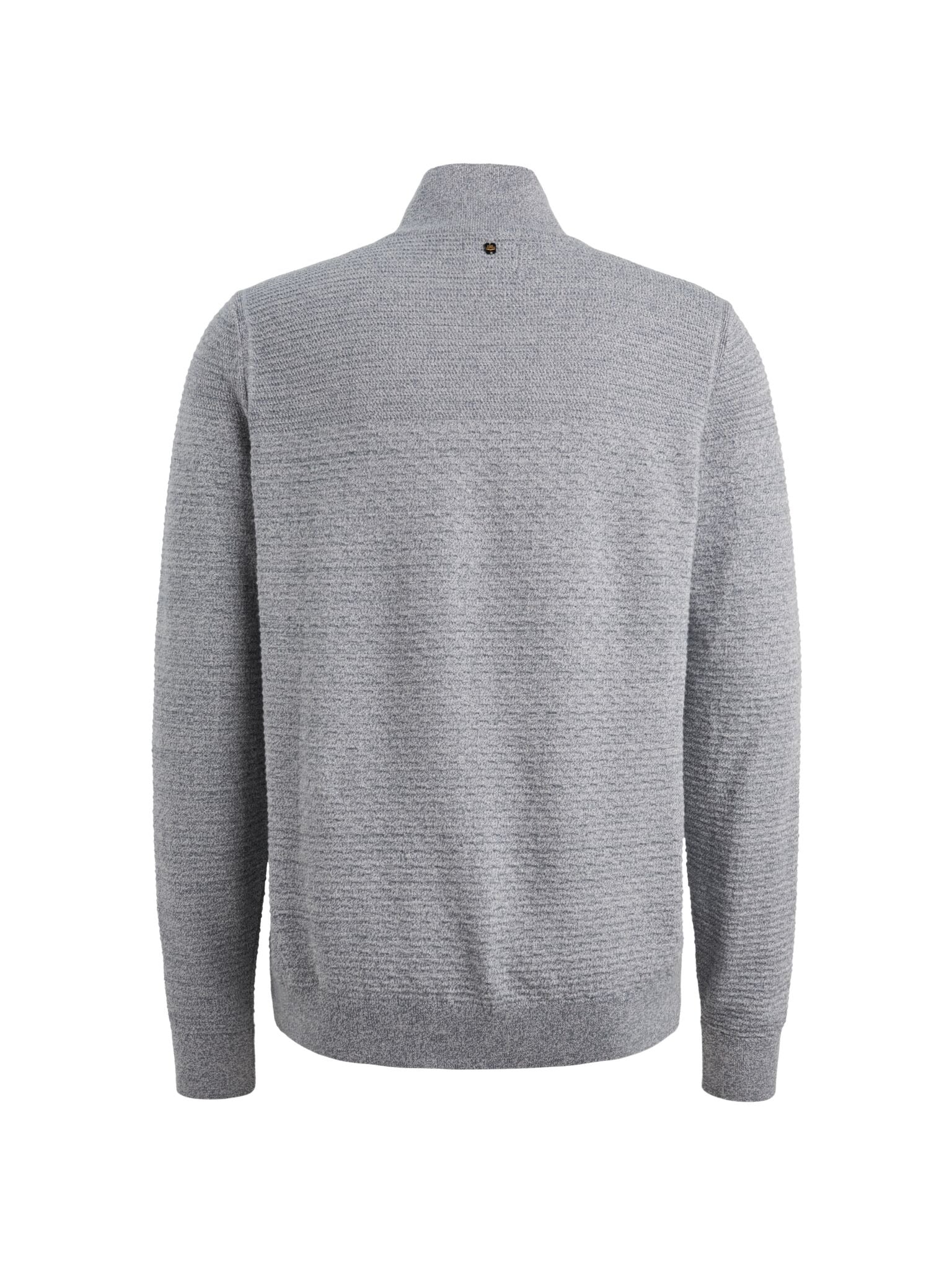 PME LEGEND Halb-Zip Strickpullover - Silver Indigo Melange - PKW2511301-5301