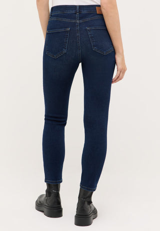 ANGELS JEANS Ornella Seam Slim-Fit-Jeans - Dark Indigo Night - 325 684407.3158