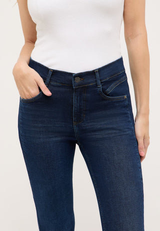 ANGELS JEANS Ornella Seam Slim-Fit-Jeans - Dark Indigo Night - 325 684407.3158
