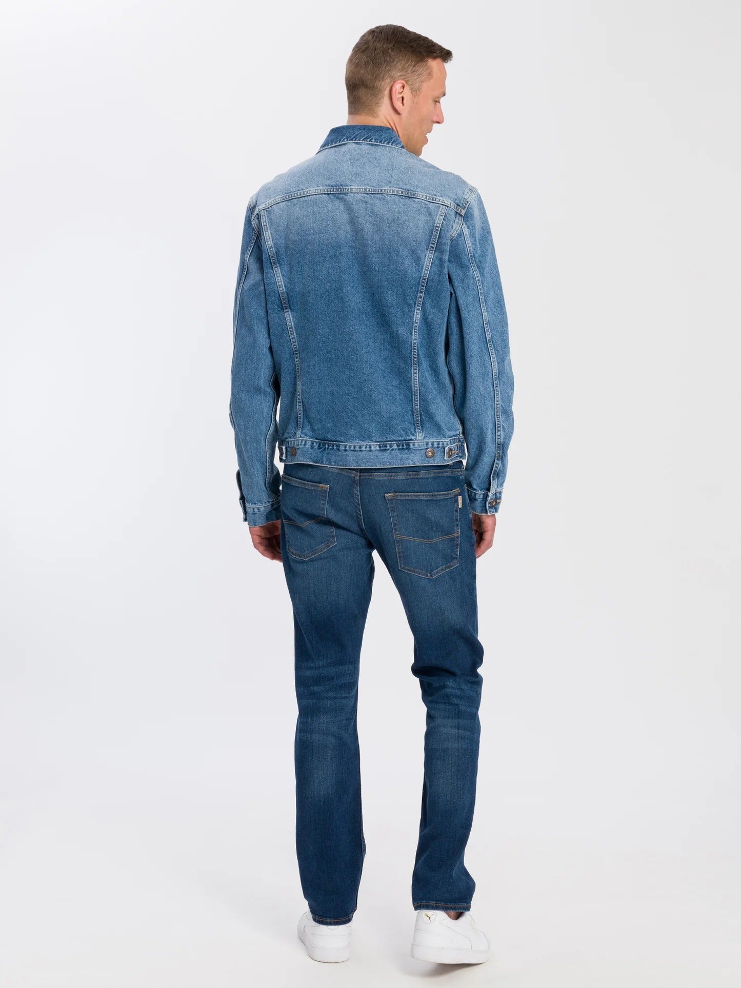 CROSS JEANS REGULAR Jeansjacke - Drifted Sky Denim - A315-081 von Cross Jeans