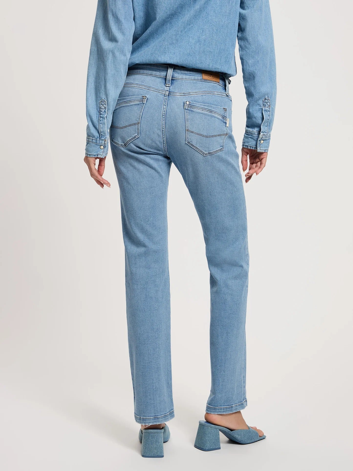 CROSS JEANS Lauren Schalmhose - Skywash Blue - H485-032 von Cross Jeans