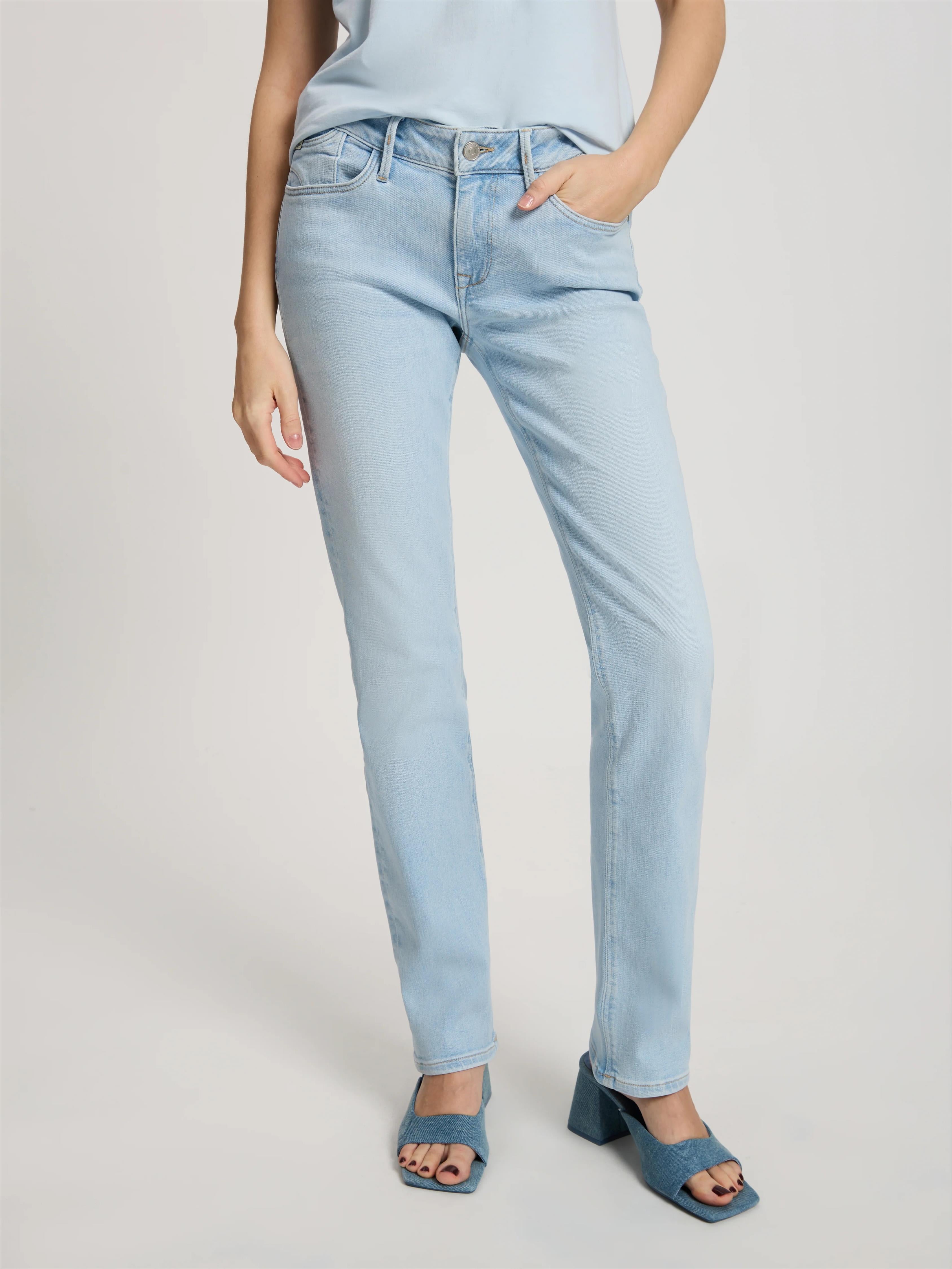 CROSS JEANS Rose Straight - Misty Sky Blue - N487-087