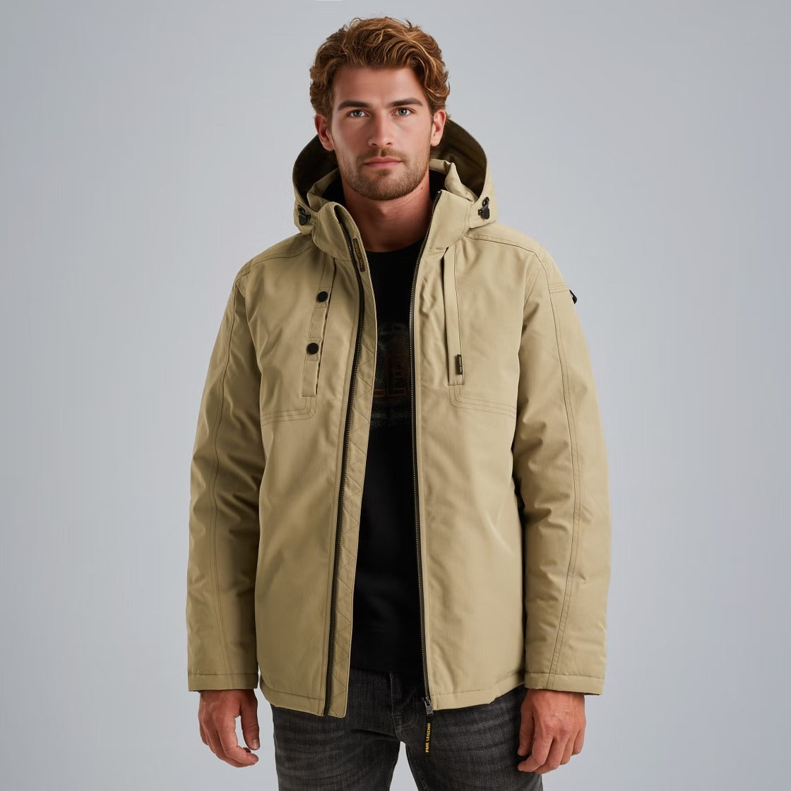 PME LEGEND STEARPACKER Winterjacke - Sandstone Shadow - PJA2509110-8011 von PME Legend