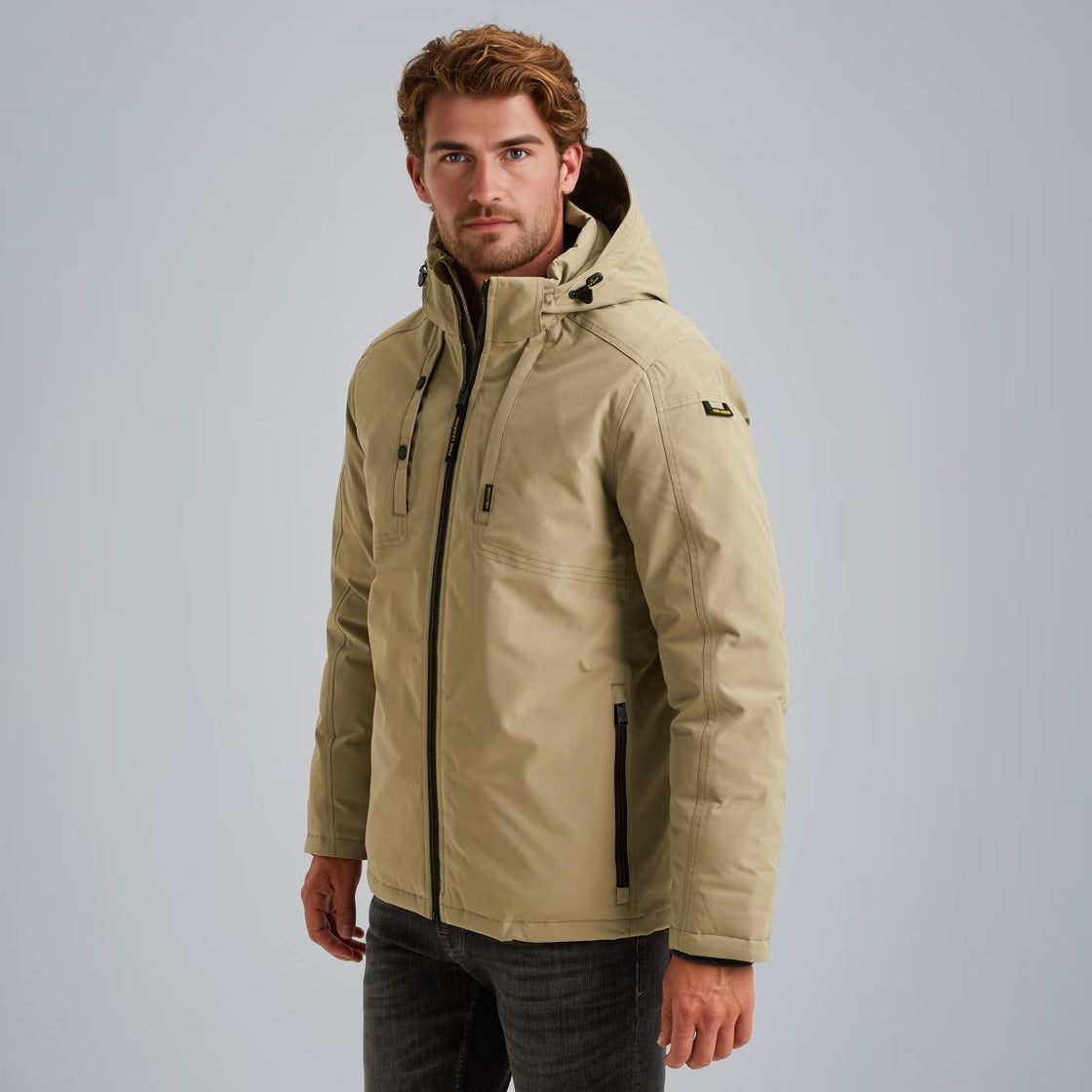 PME LEGEND STEARPACKER Winterjacke - Sandstone Shadow - PJA2509110-8011 von PME Legend