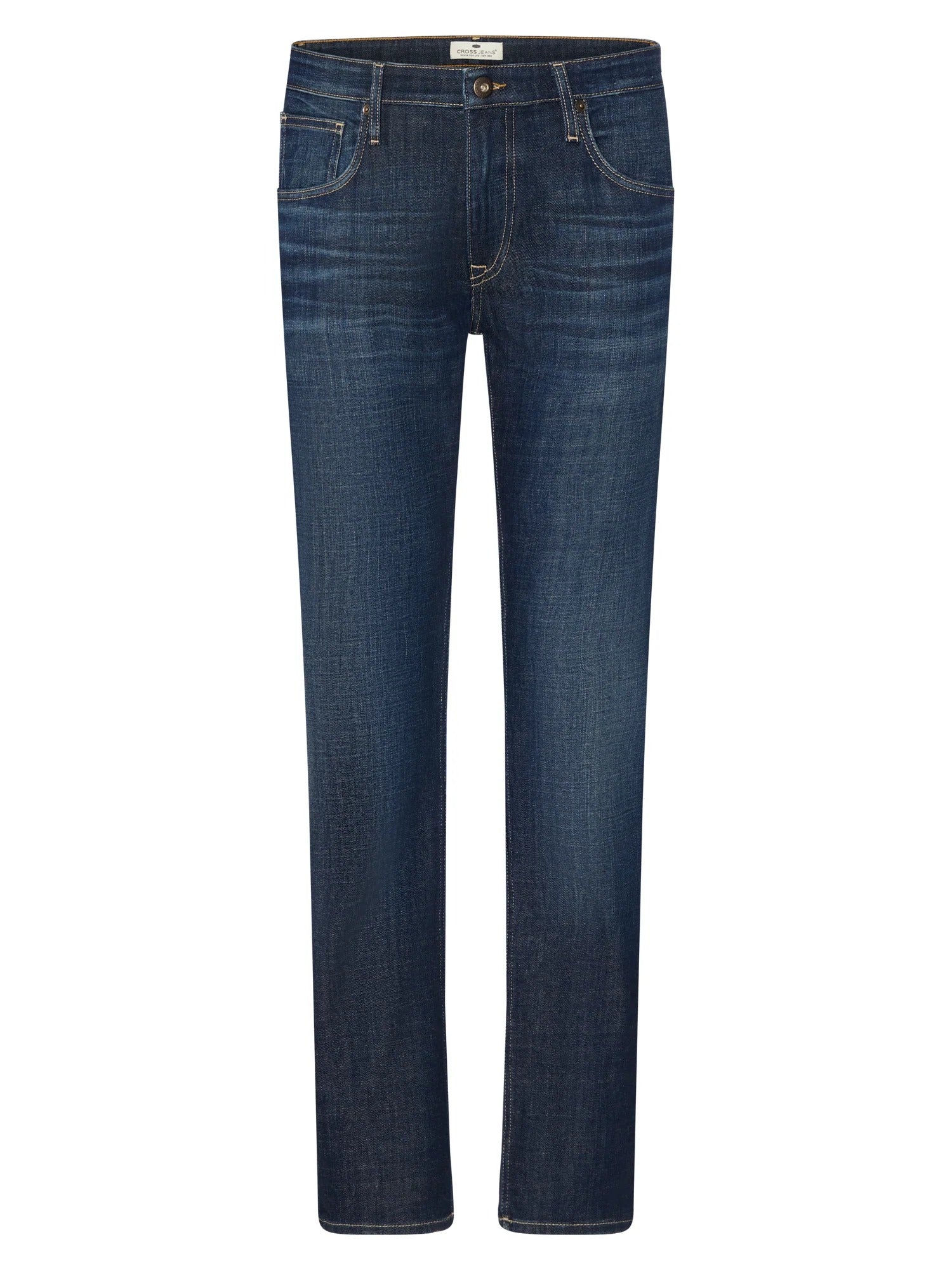 CROSS JEANS Damien Jeans - Deep Navy Stitch - E198-124