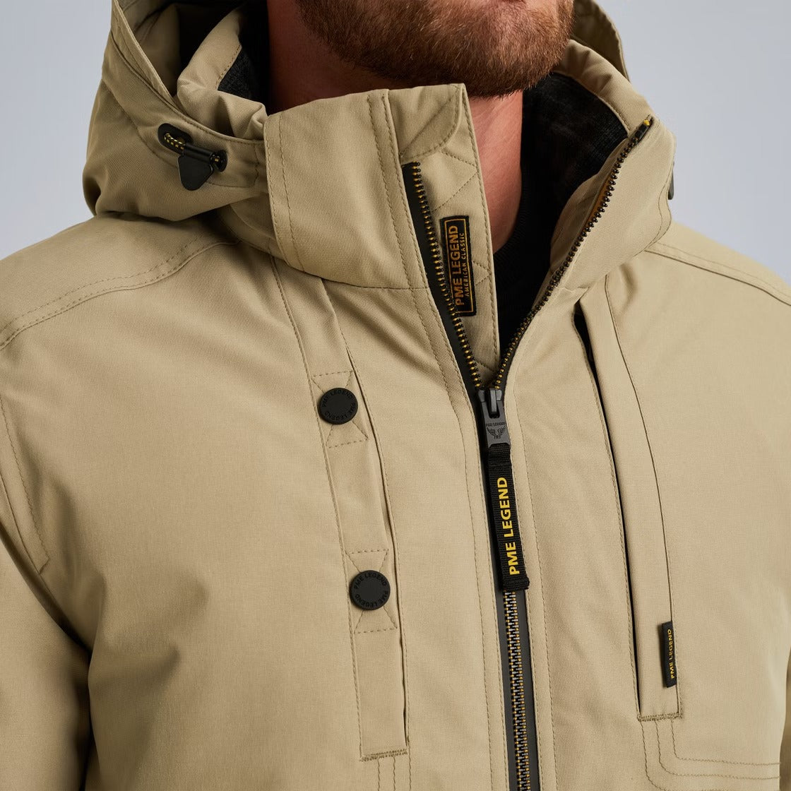 PME LEGEND STEARPACKER Winterjacke - Sandstone Shadow - PJA2509110-8011 von PME Legend