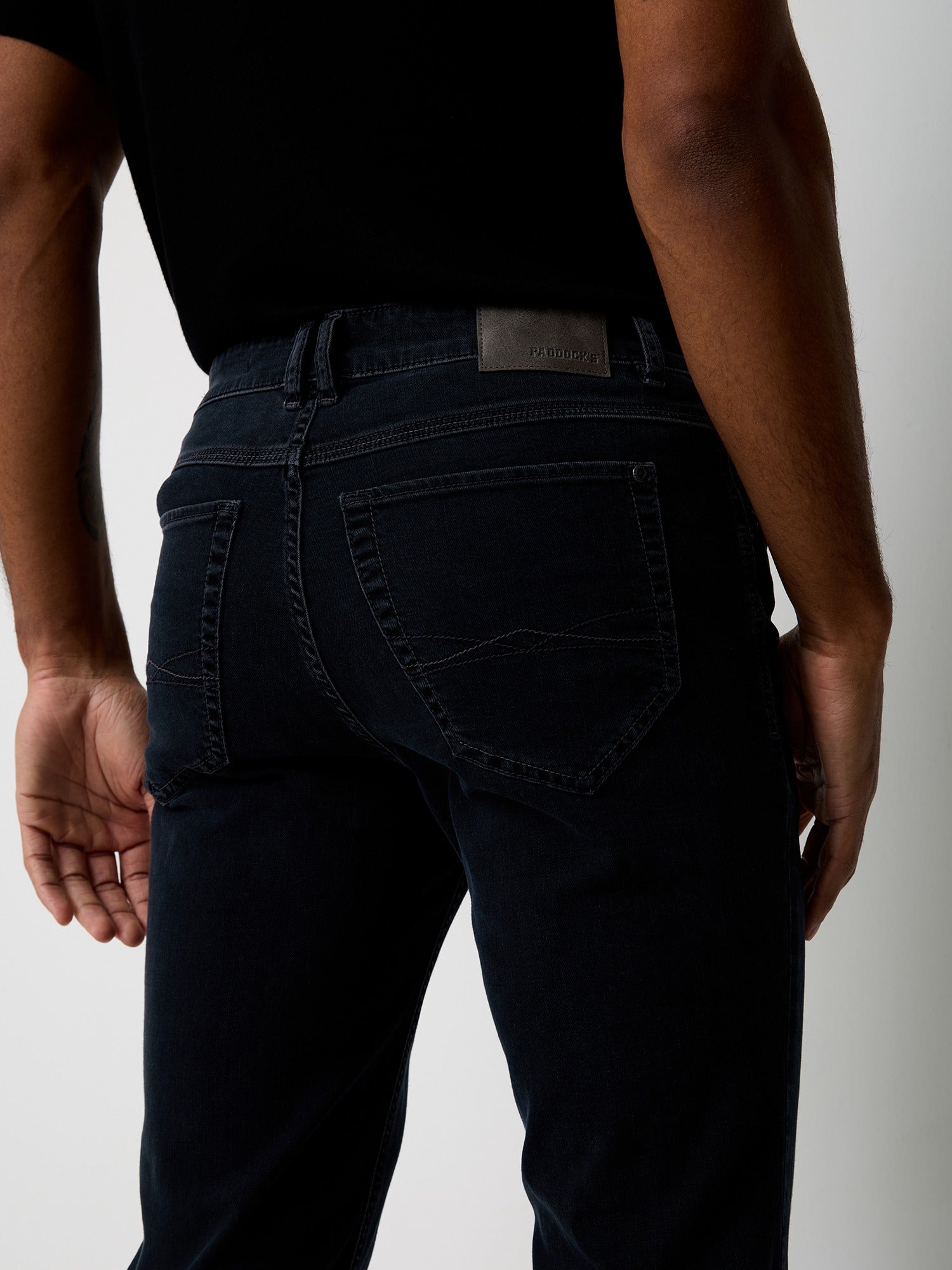 PADDOCKS PIPE Light Denim blue overdyed black 80300 7869.0869 - MOTION&COMFORT