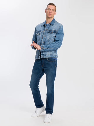 CROSS JEANS REGULAR Jeansjacke - Drifted Sky Denim - A315-081