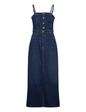 LEE MAXI DENIM DRESS Jeanskleid Ohne Arm - Midnight Indigo Wash - 112363487