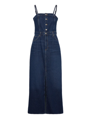LEE MAXI DENIM DRESS Jeanskleid Ohne Arm - Midnight Indigo Wash - 112363487