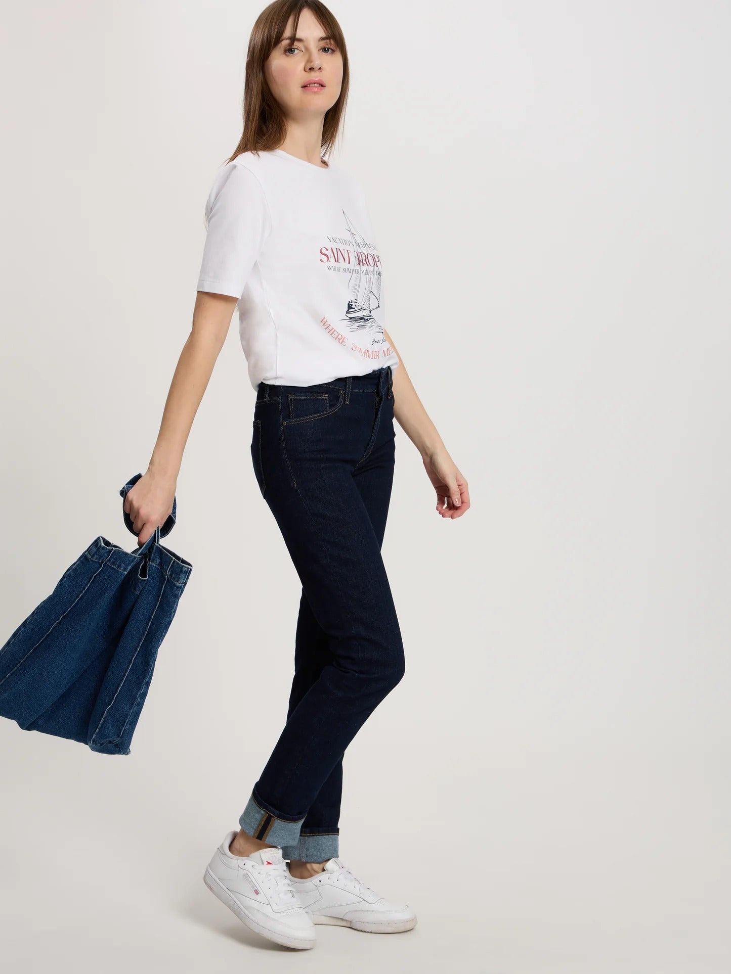 CROSS JEANS Anya Jeans - Midnight Rinse Blue - P489-268 von Cross Jeans