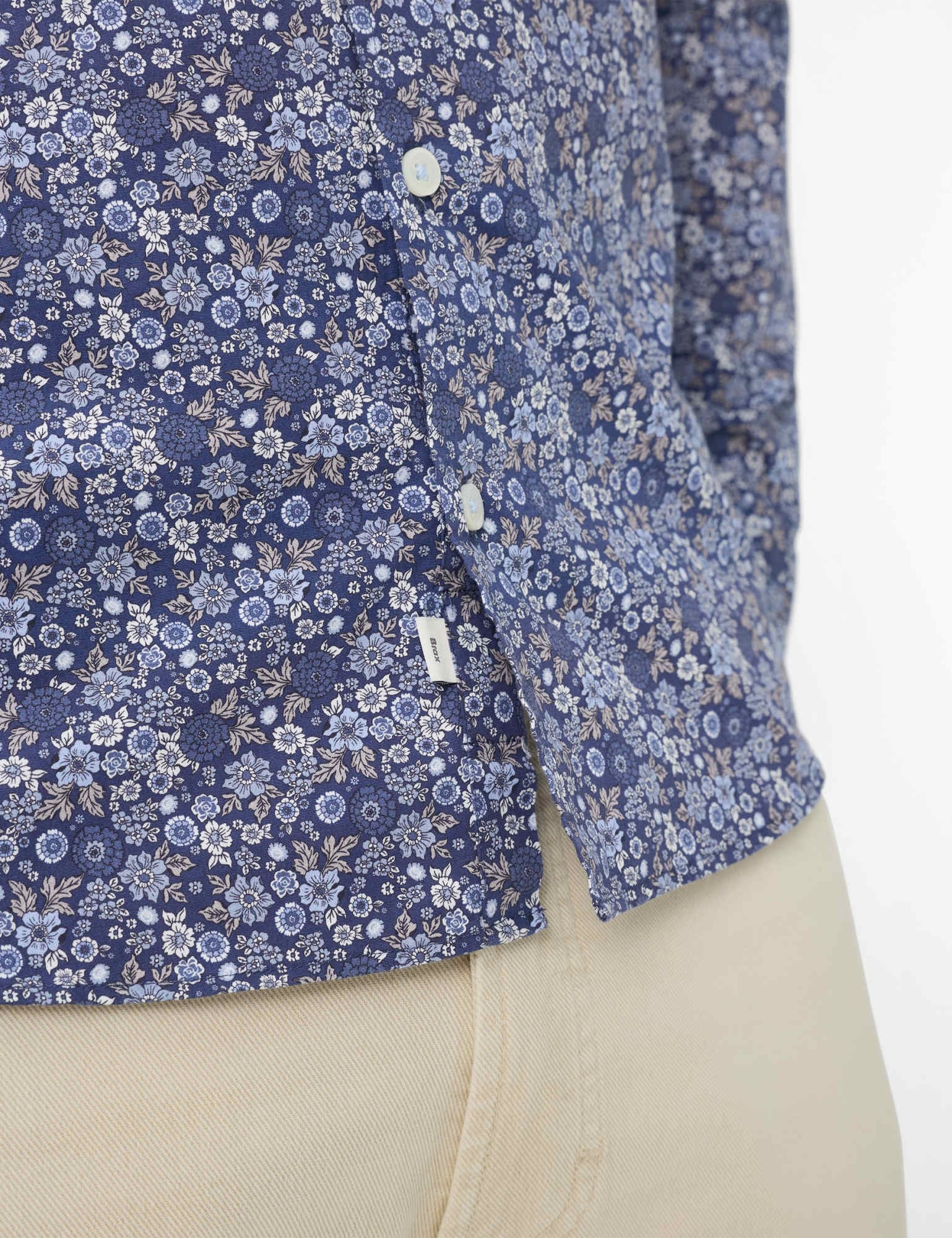 BRAX HAROLD P Hemd - Dusk Blossom Navy - 74420500 74-0035-24 von BRAX