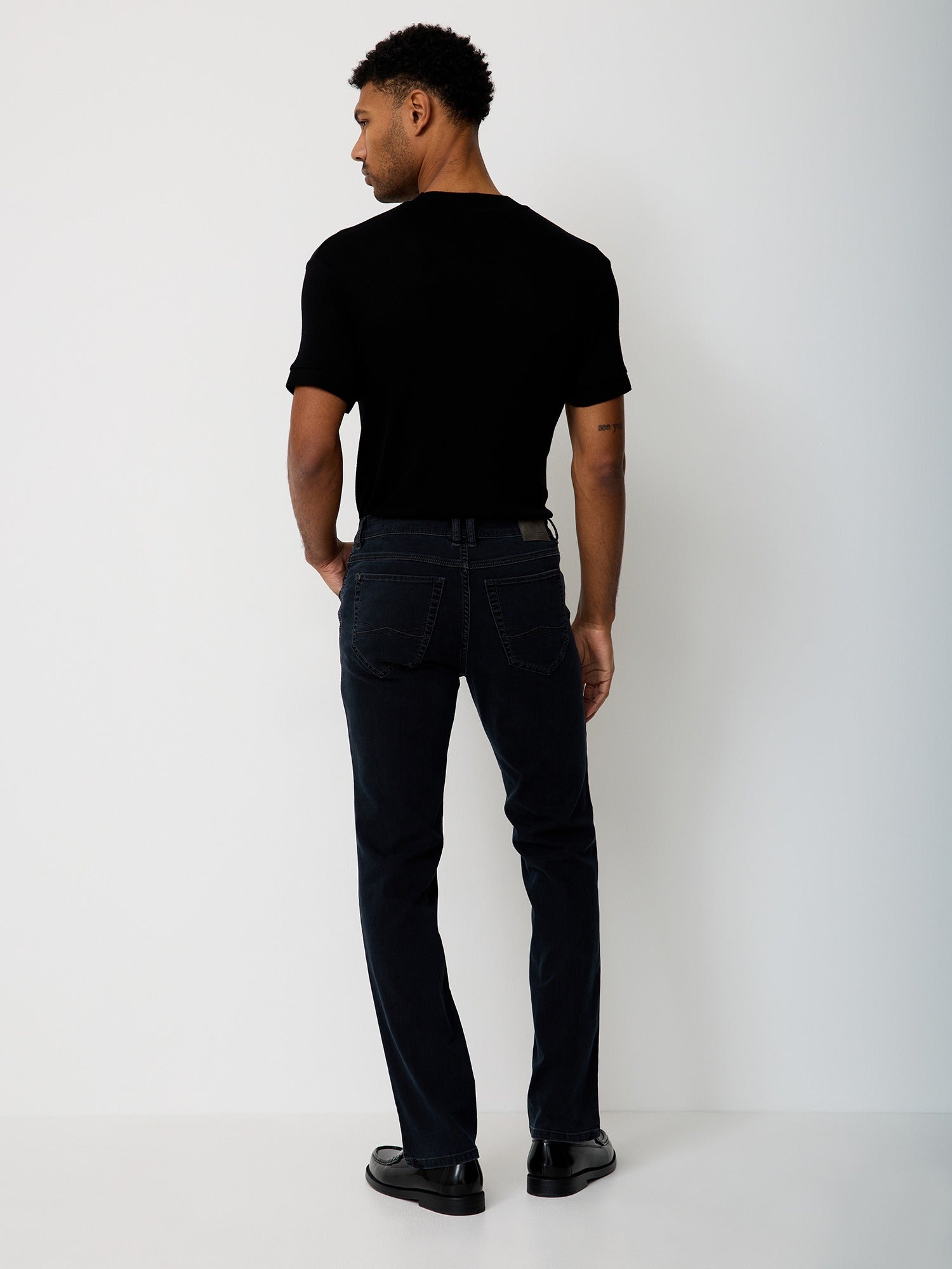 PADDOCKS PIPE Light Denim blue overdyed black 80300 7869.0869 - MOTION&COMFORT