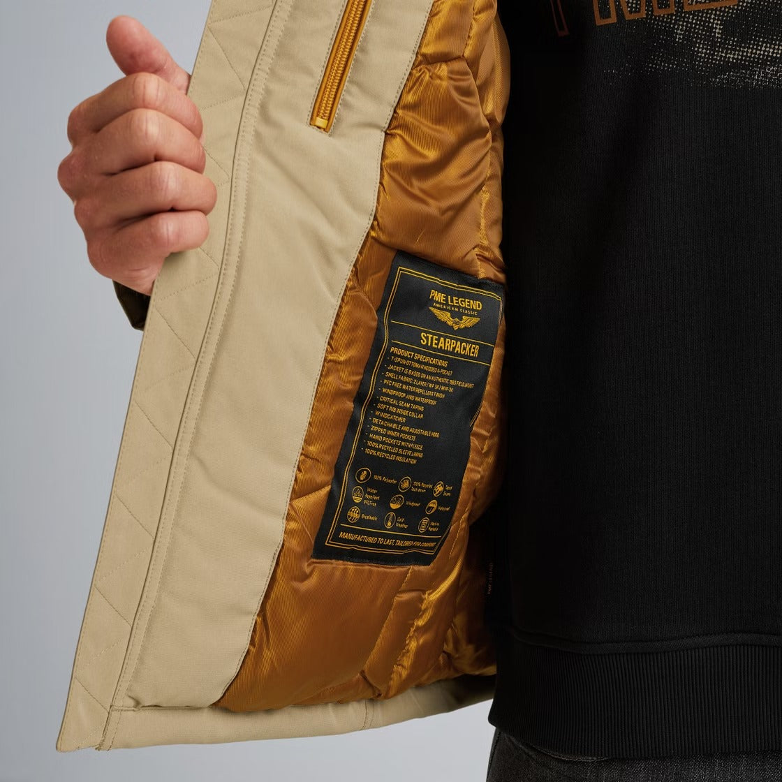 PME LEGEND STEARPACKER Winterjacke - Sandstone Shadow - PJA2509110-8011 von PME Legend