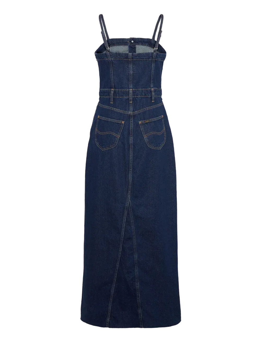 LEE MAXI DENIM DRESS Jeanskleid Ohne Arm - Midnight Indigo Wash - 112363487