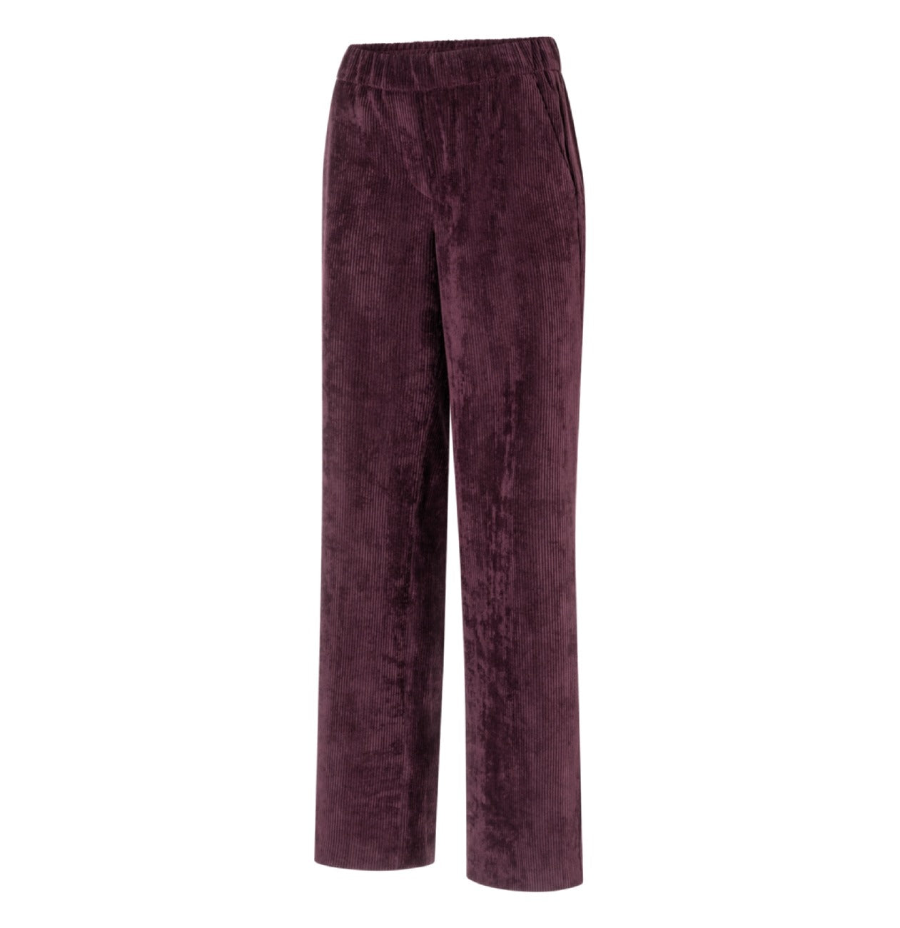 MAC CHIARA Stoffhose - Aubergine Velvet Bloom - 3051-00-0410L-780 von MAC