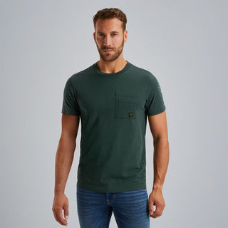 PME LEGEND Straight Back Shirt - Deep Pine Green - PTSS2503565-6147
