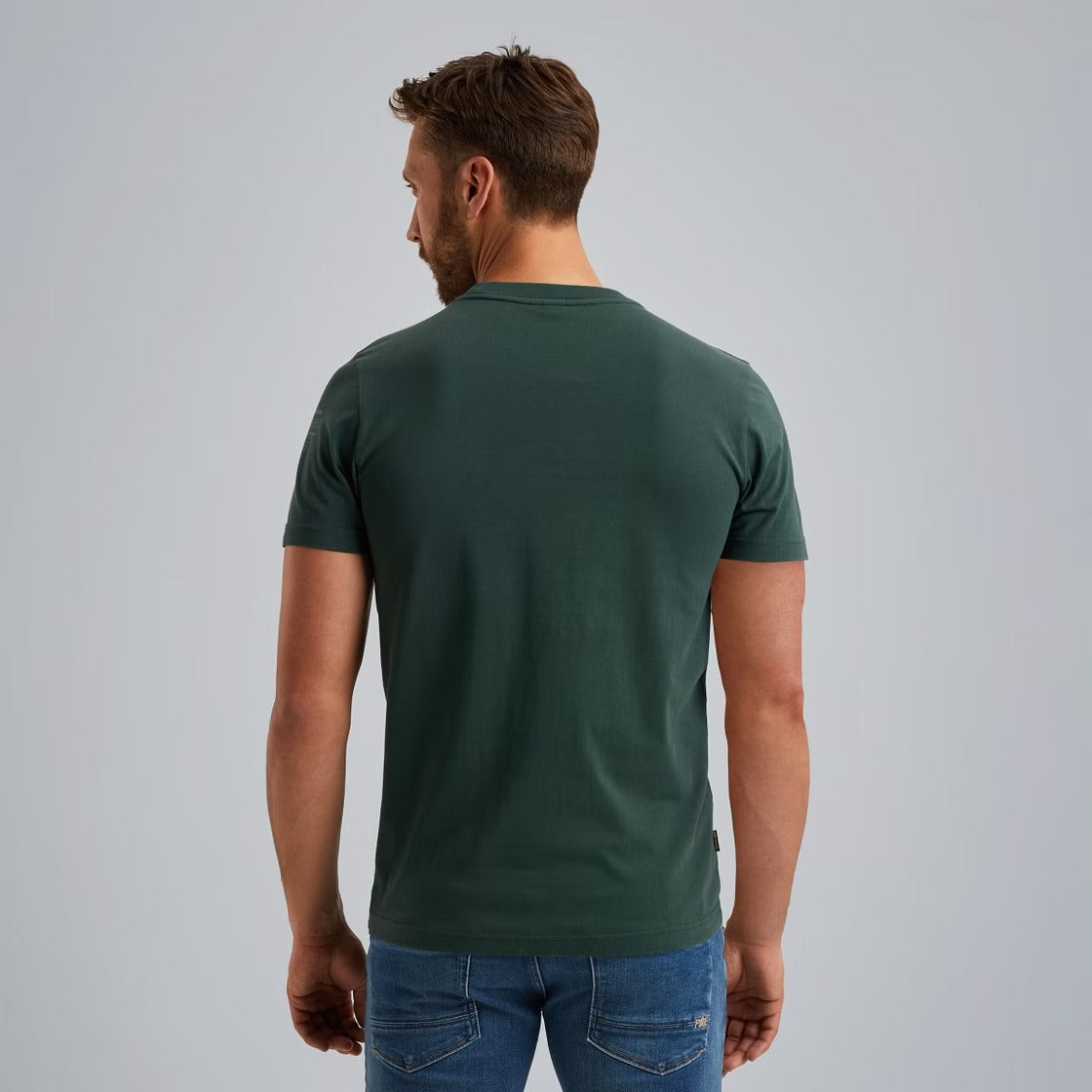 PME LEGEND Straight Back Shirt - Deep Pine Green - PTSS2503565-6147 von PME Legend