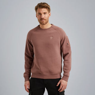 PME LEGEND Rundhals Pullover - Rosewood Whisper - PSW2509453-8202