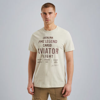PME LEGEND Avaitor Shirt - Ivory Sand - PTSS2503564-7013