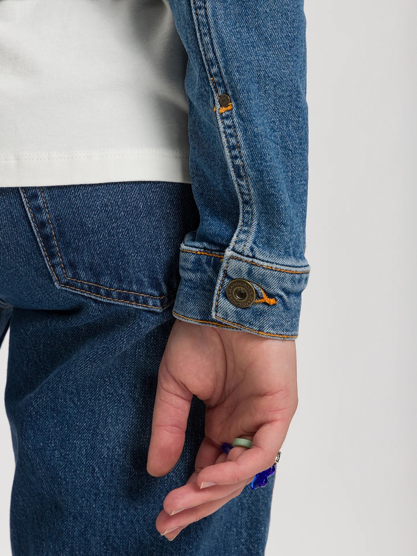 CROSS JEANS SLIM Jeansjacke - Coastal Indigo Blue - B501-020 von Cross Jeans