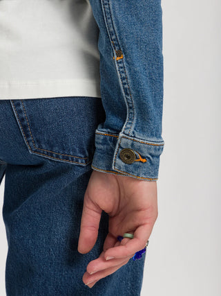 CROSS JEANS SLIM Jeansjacke - Coastal Indigo Blue - B501-020