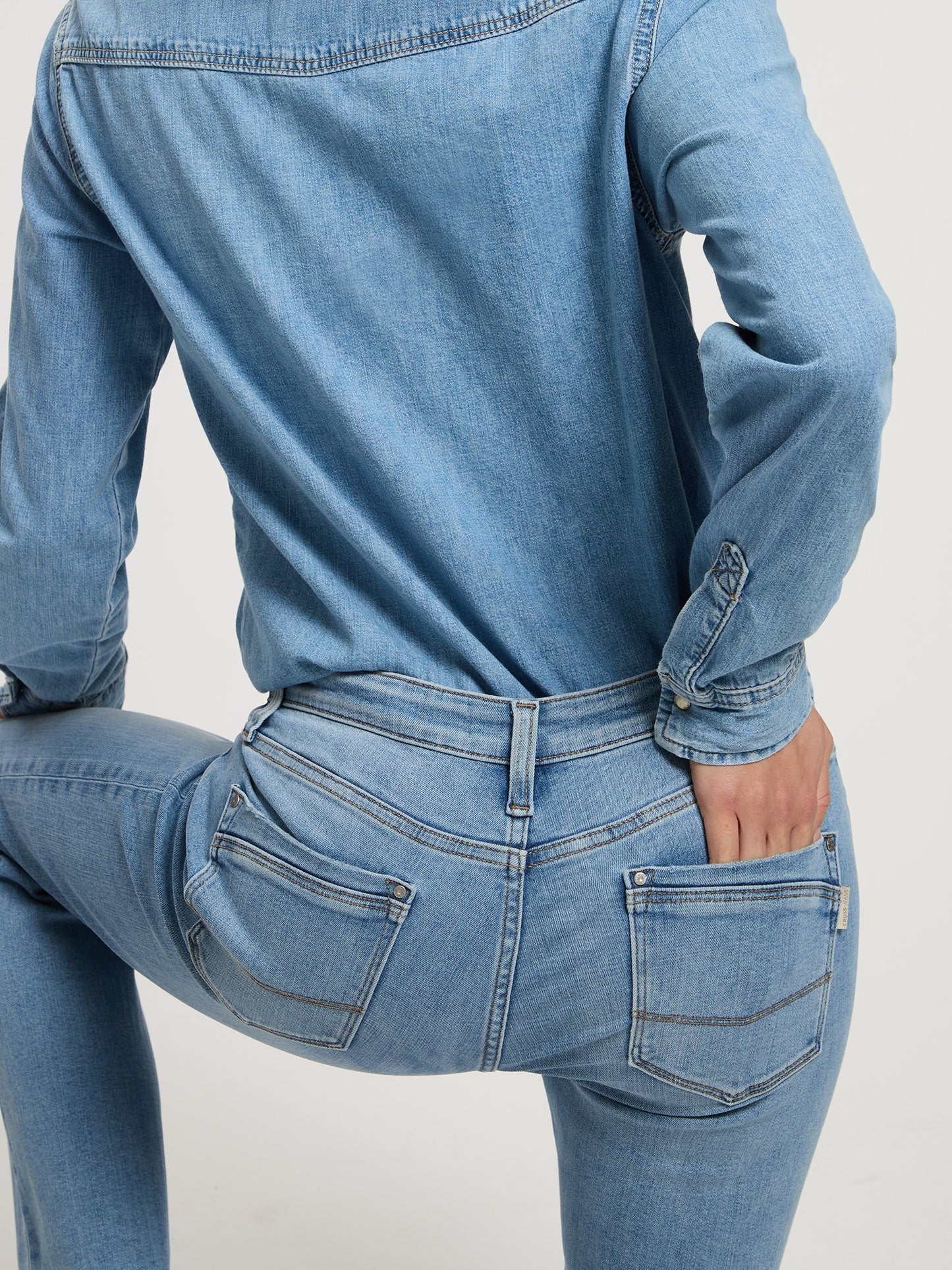 CROSS JEANS Lauren Schalmhose - Skywash Blue - H485-032 von Cross Jeans