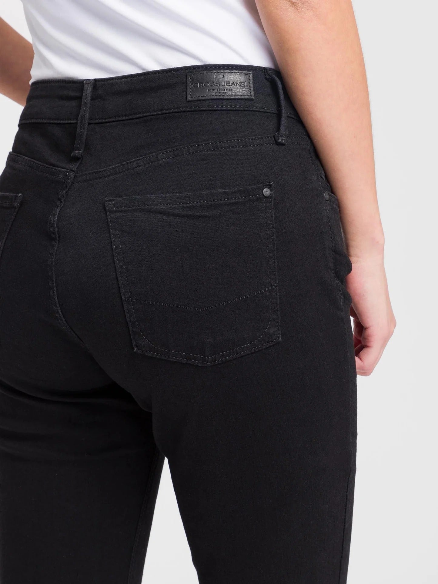CROSS JEANS ROSE Straight Jeans - Midnight Noir Black - N487-078 von Cross Jeans