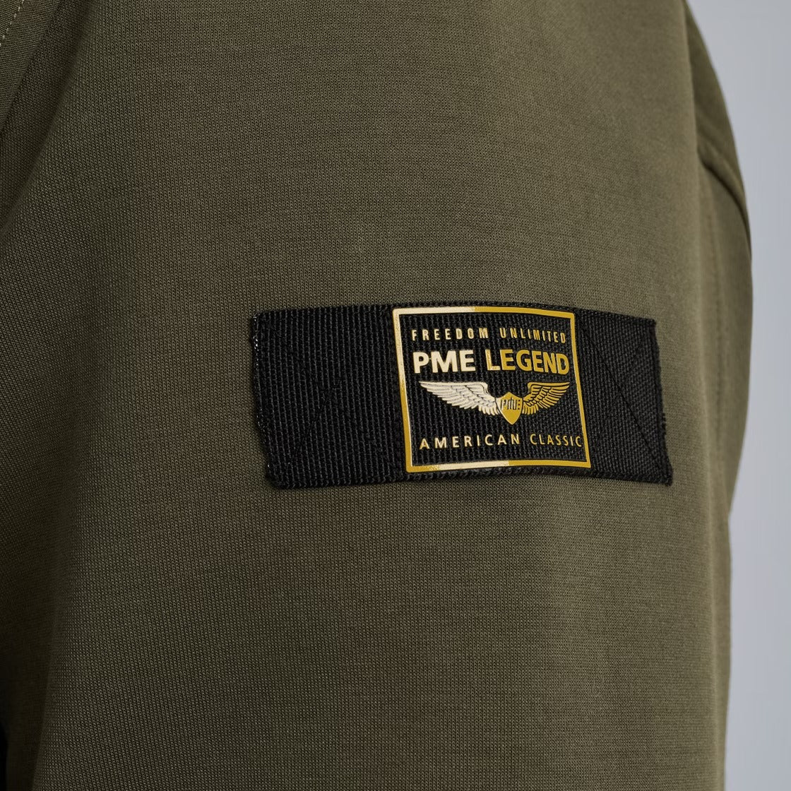 PME LEGEND Interlock-Cardigan - Olive Drift - PSW2508438-6416 von PME Legend