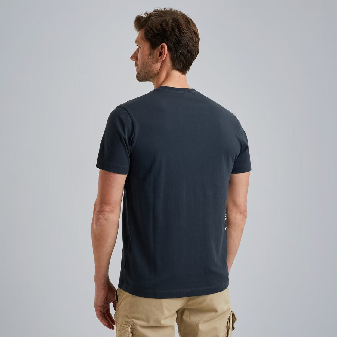 PME LEGEND Rundhals Shirt - Midnight Harbor Blue - PTSS2503594-5281 von PME Legend